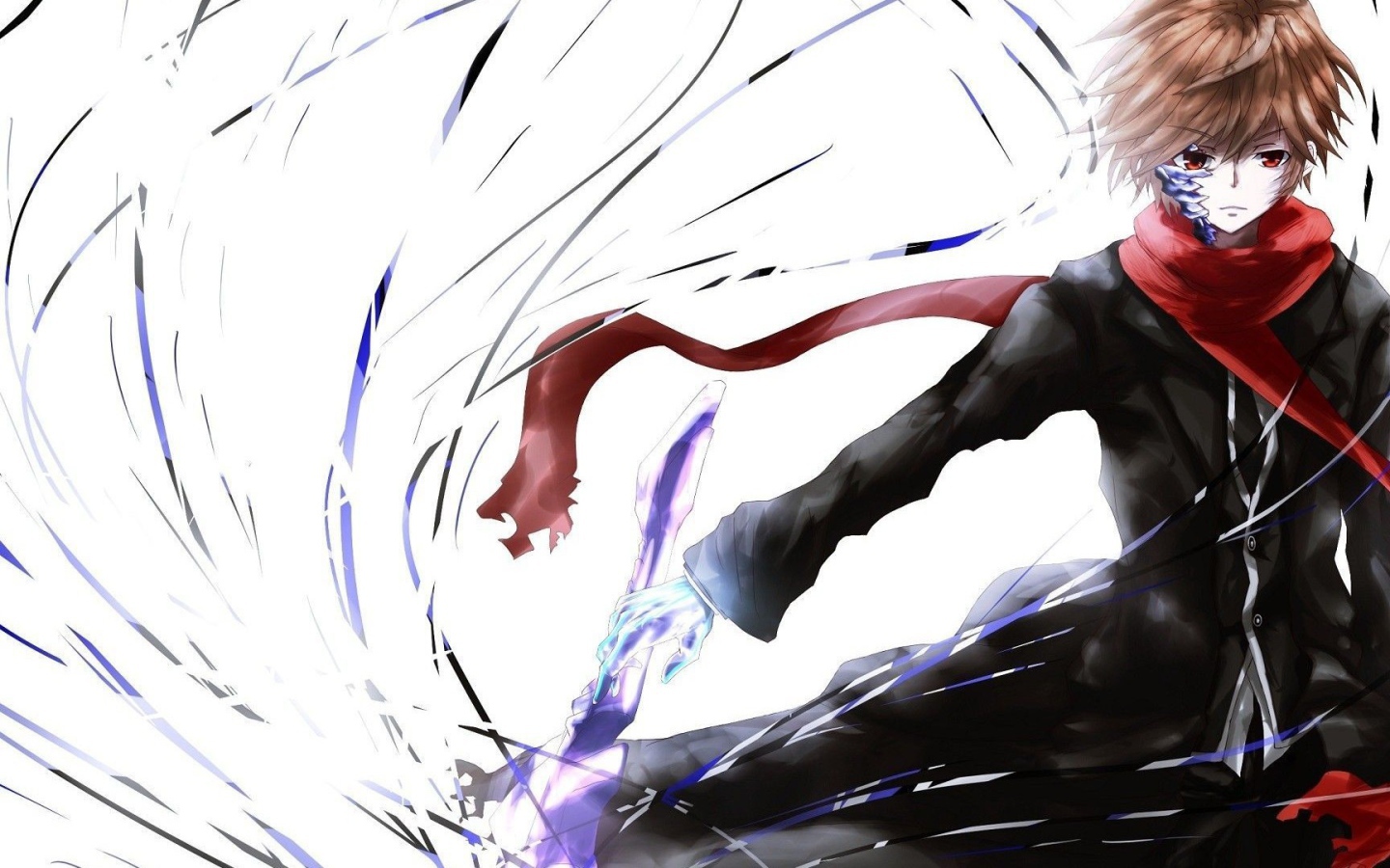 Ветреный герой аниме Guilty Crown
