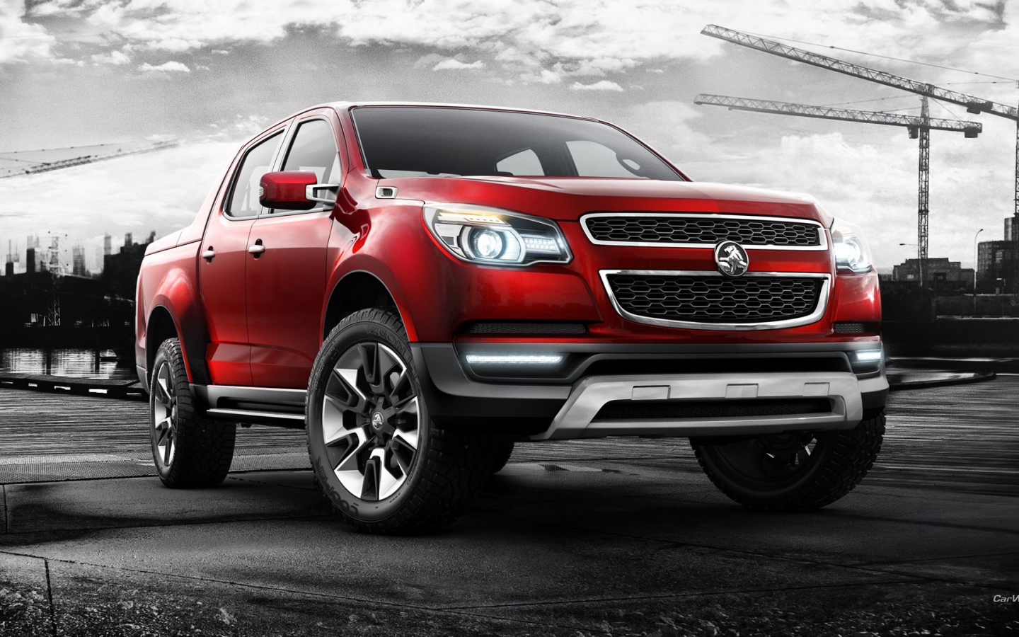Мощный автомобиль Holden Colorado