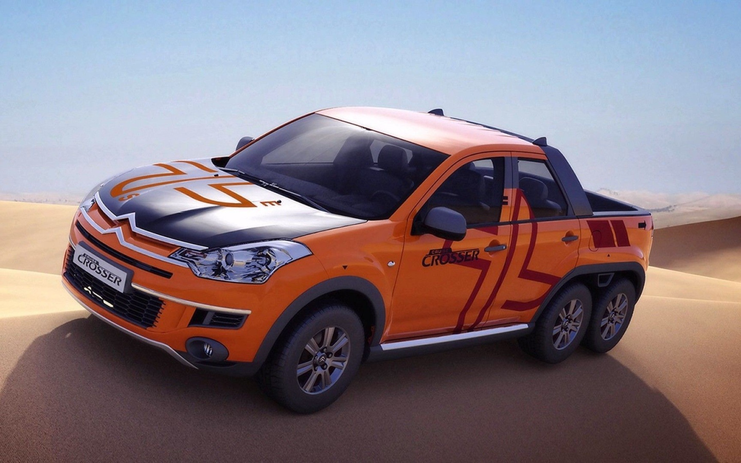 Трехосный оранжевый Круизер