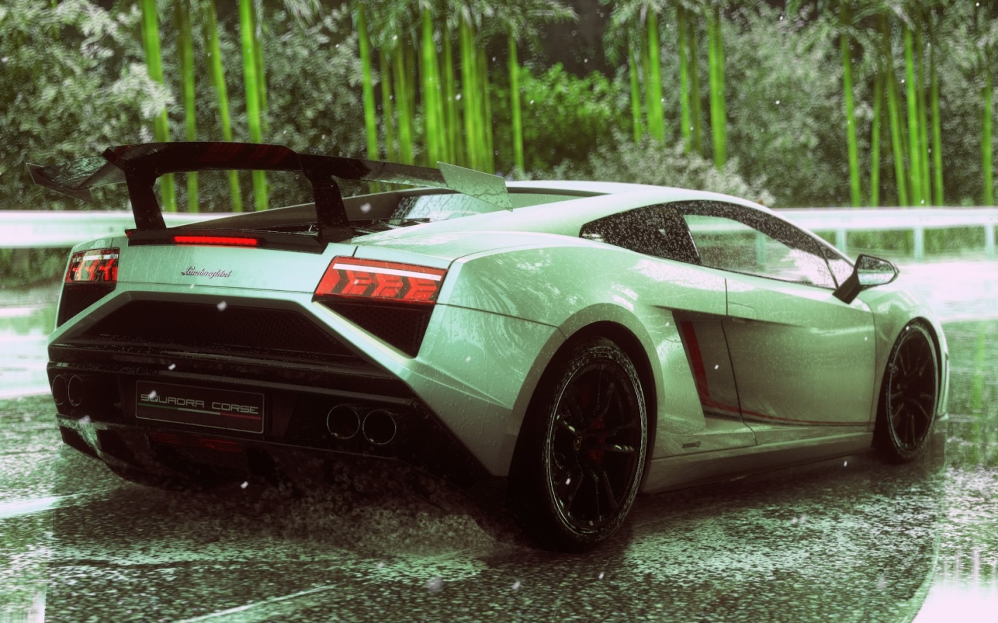 Нежно зеленый цвет Ламборгини