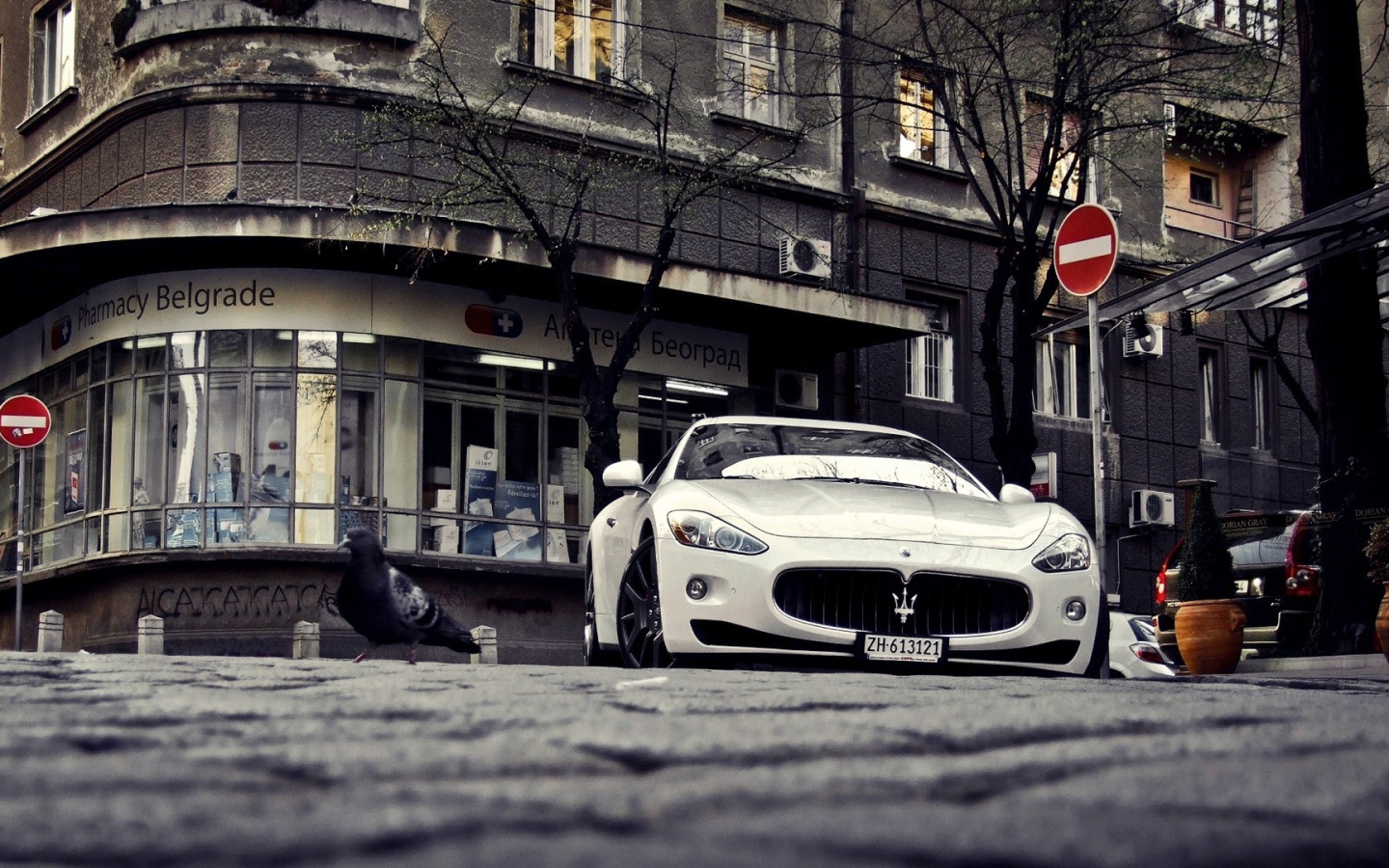 Maserati на улице в Белграде