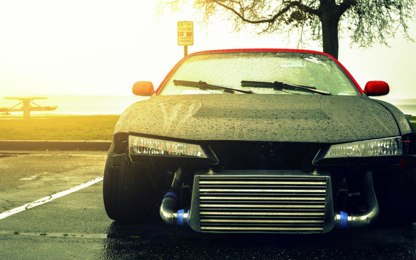 Черный Nissan Silvia S14