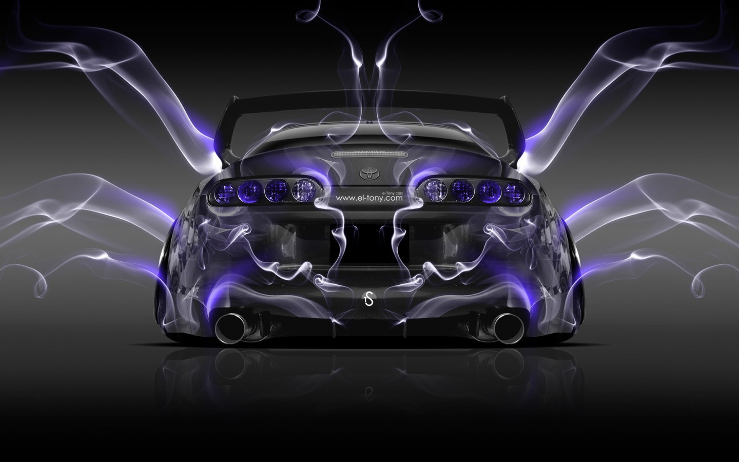 Голубая энергия Toyota Supra