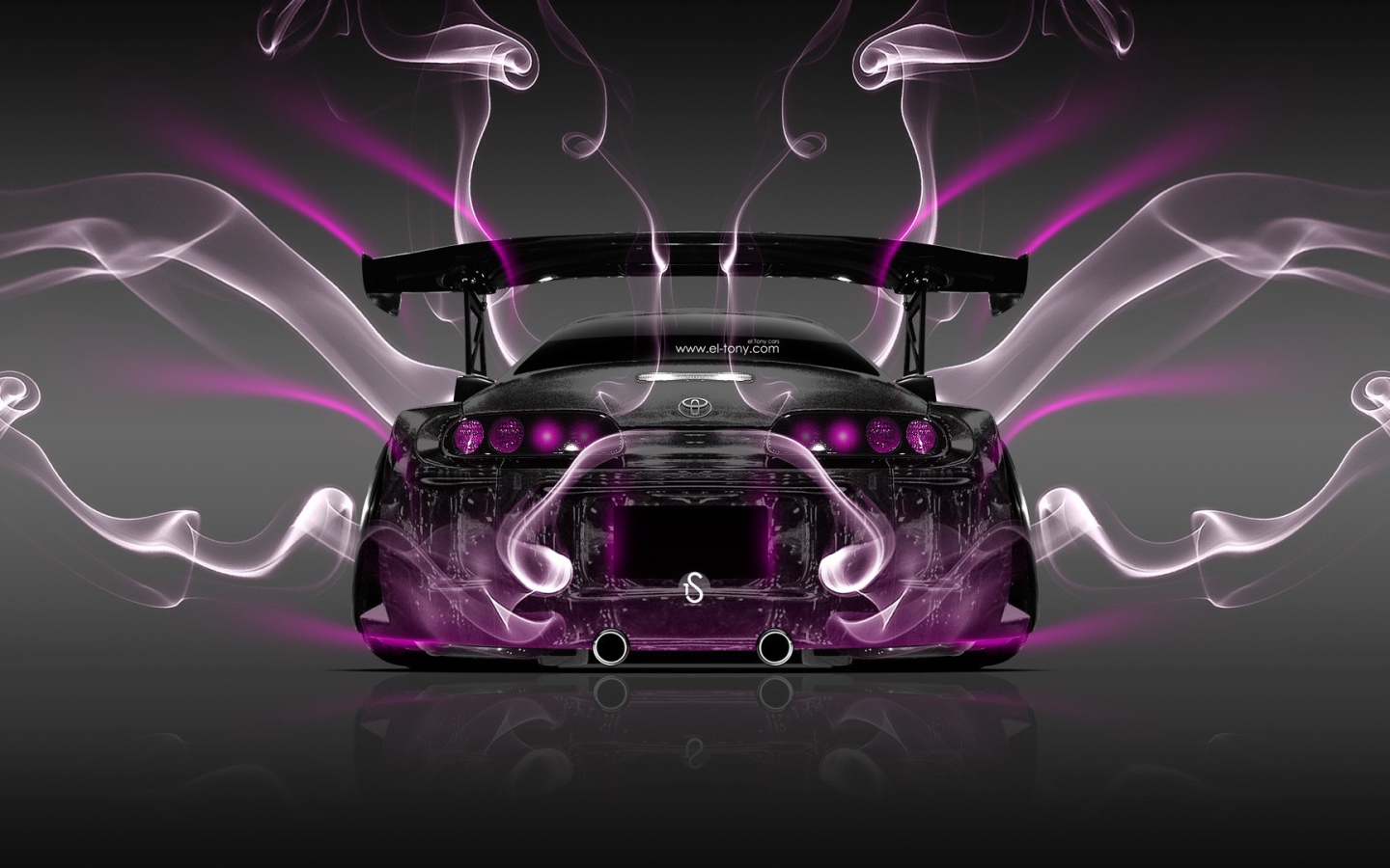 Фиолетовая энергия Toyota Supra