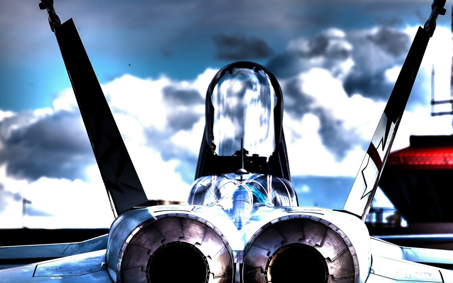 Сопла самолета McDonnell Douglas CF-18 Hornet