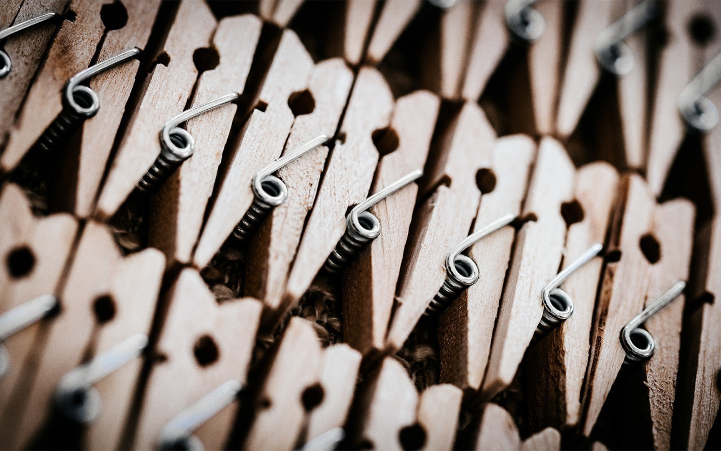 Набор деревянных прищепок