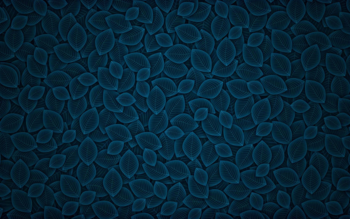 Фон из синих листьев