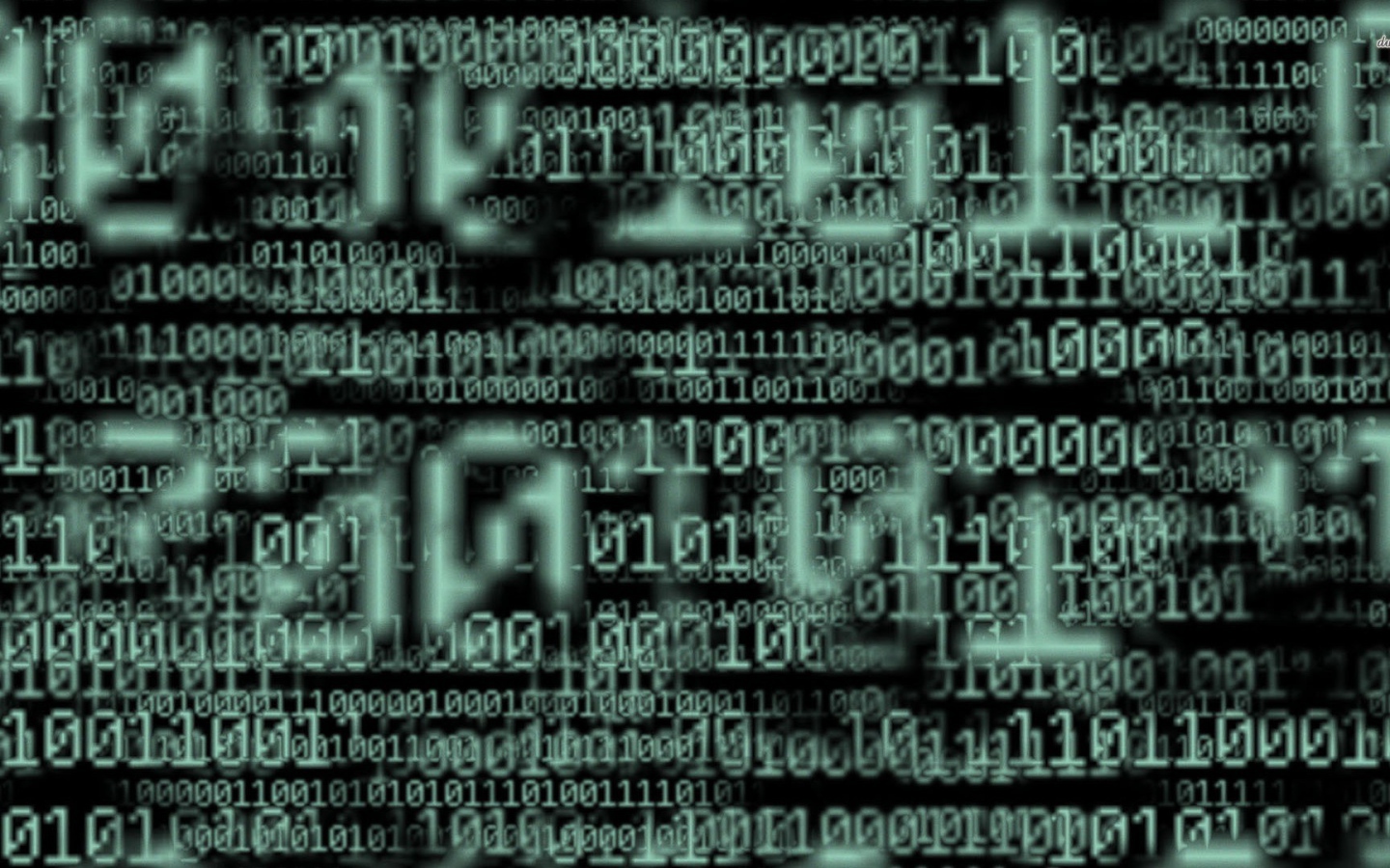 Бинарный код, фон