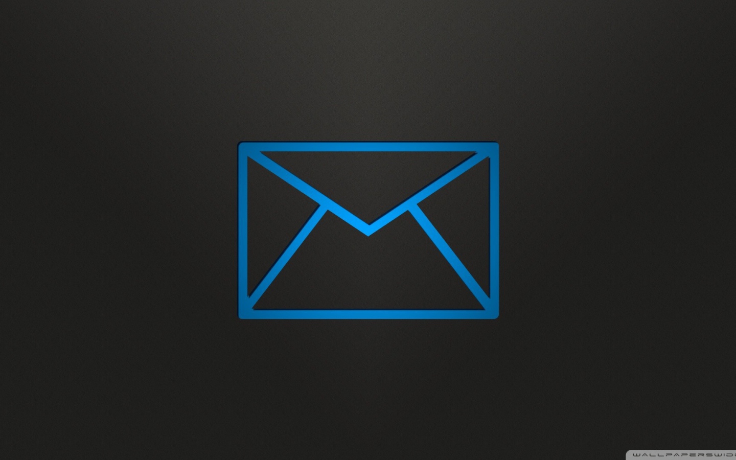 Голубое письмо, черный фон