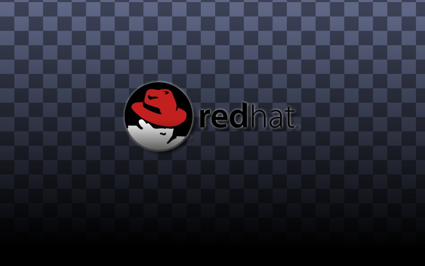 Клетчатый фон ОС Red Hat