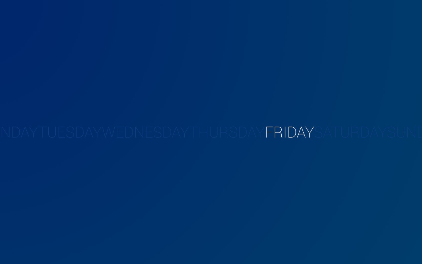 День недели пятница