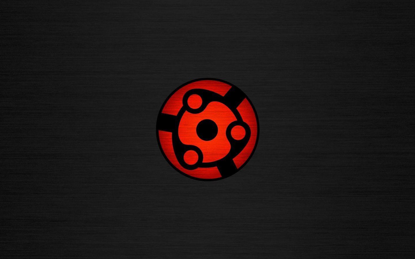 Глаз Шаринган аниме, серый фон