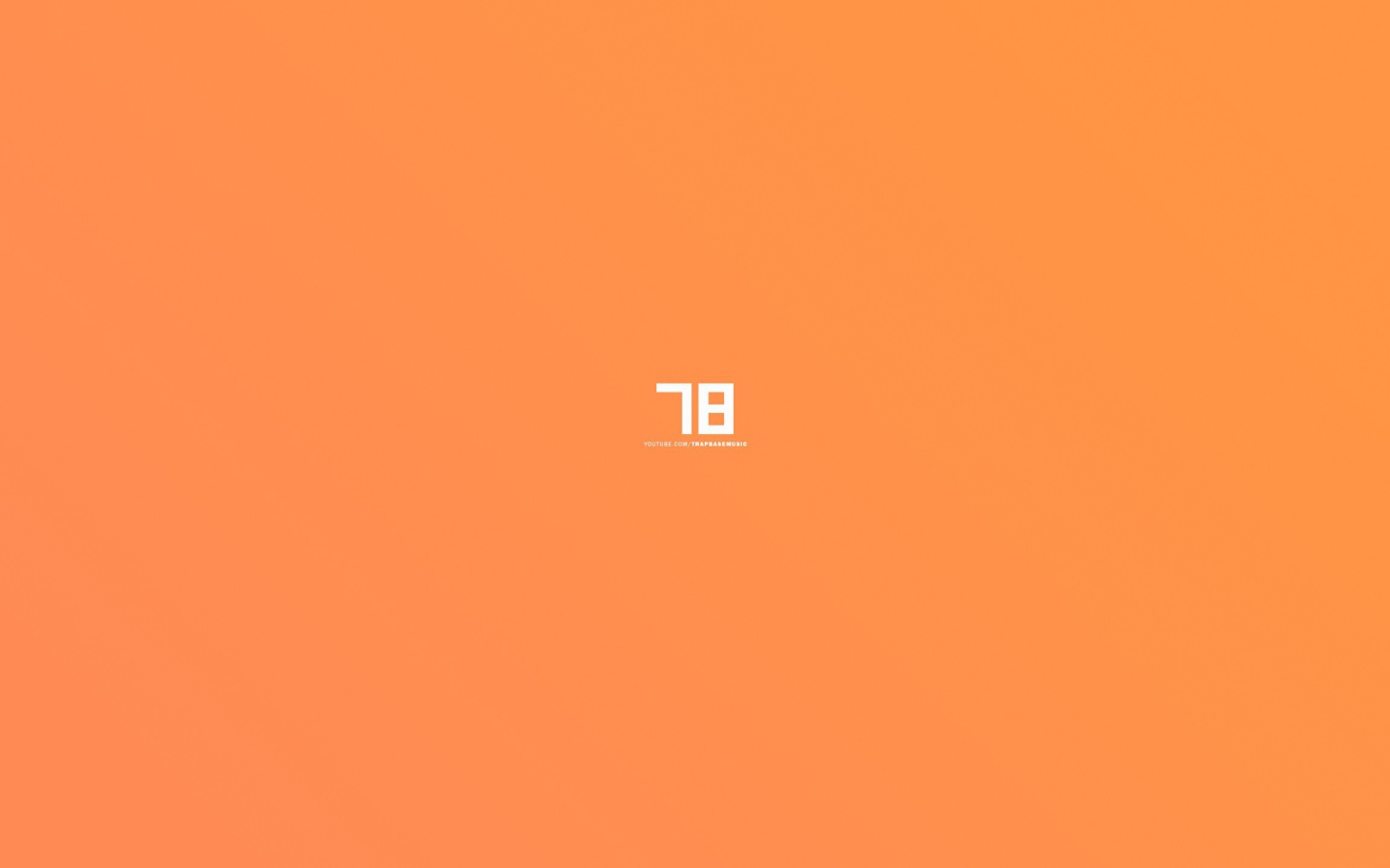 Цифры, оранжевый фон