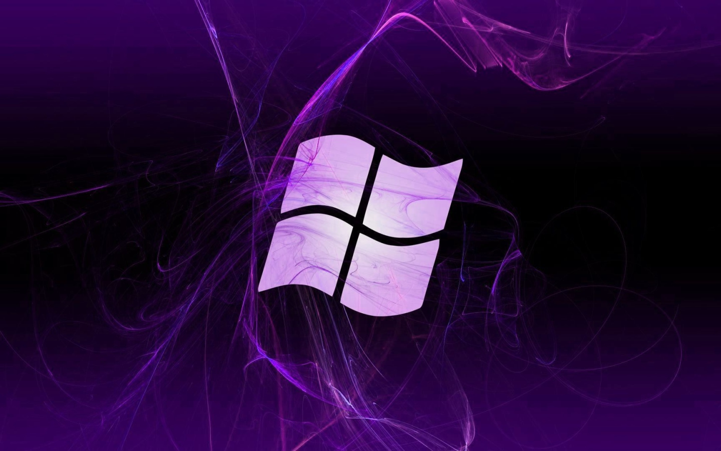 Флаг Windows, фиолетовый фон