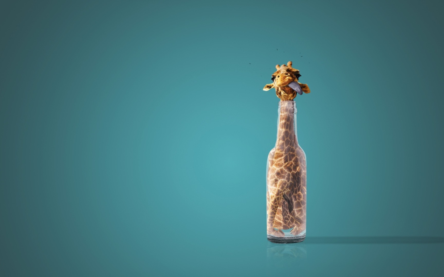 Жираф в бутылке