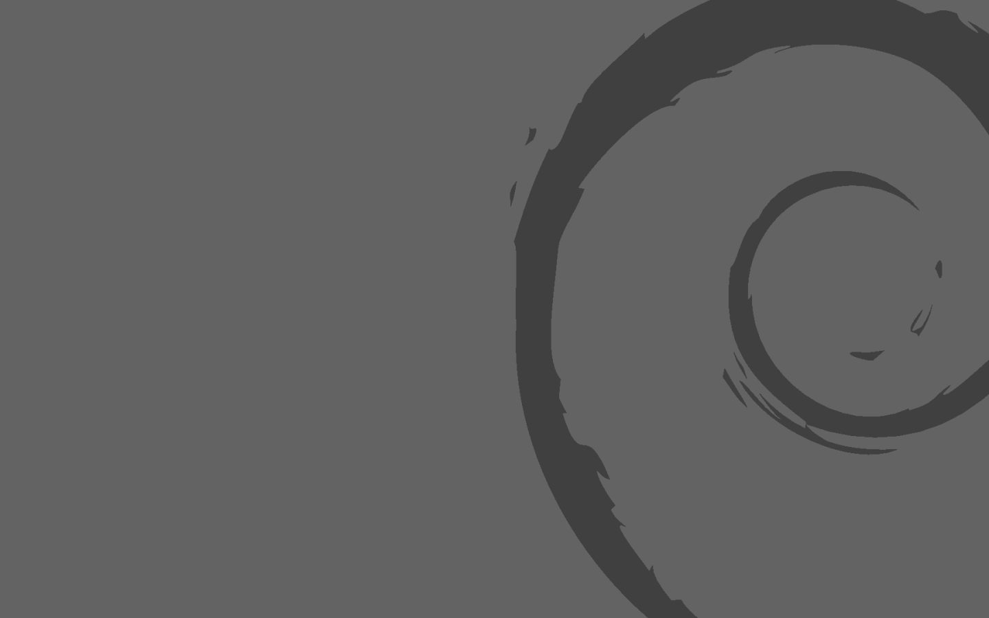 Серый фон Debian
