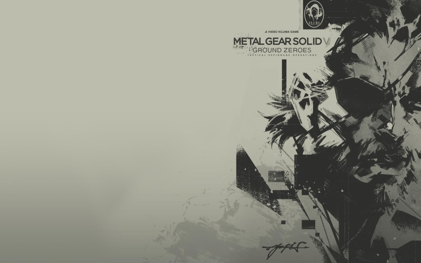 Серый фон, игра Metal Gear Solid