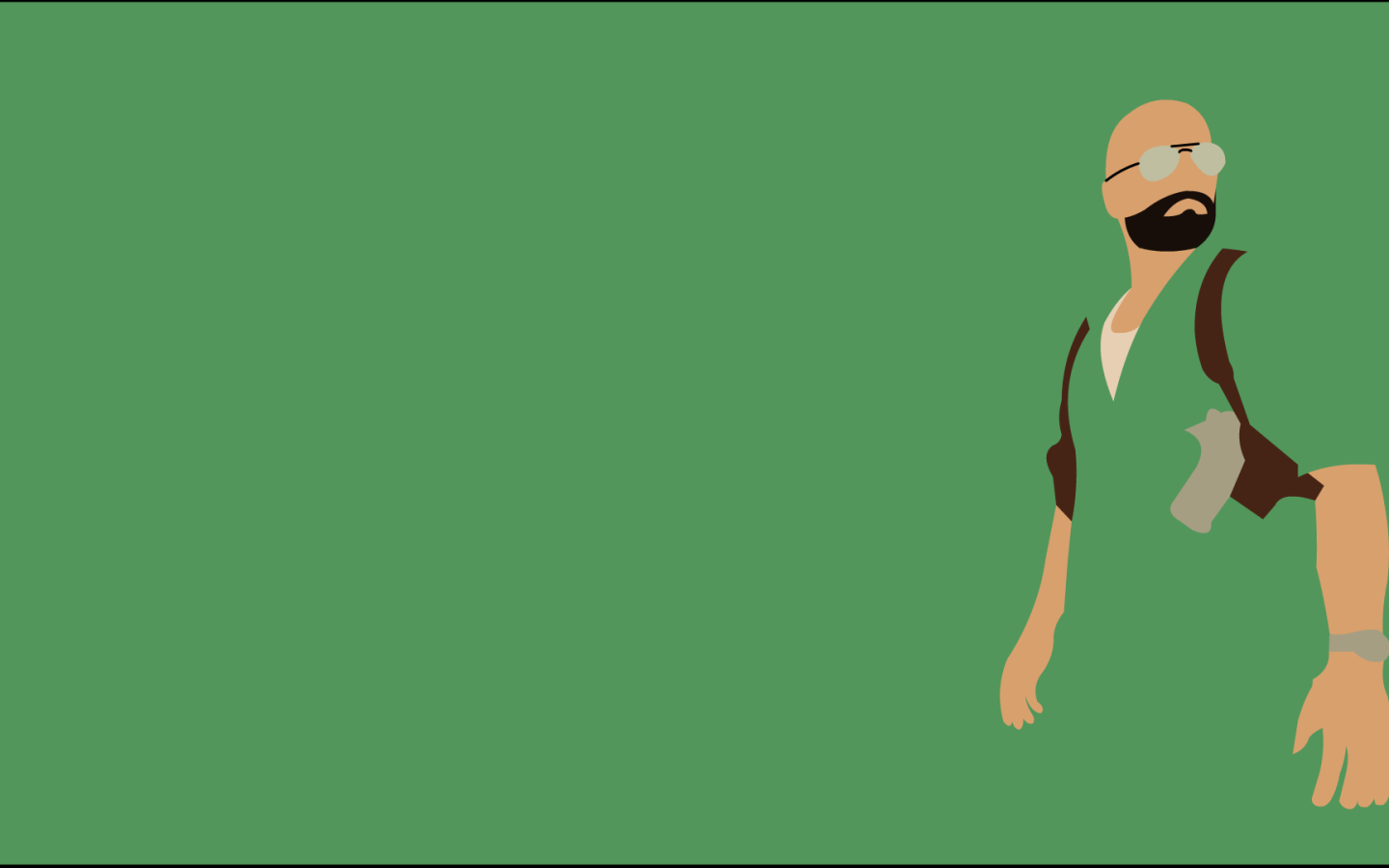 Зеленый фон Макс Пейн