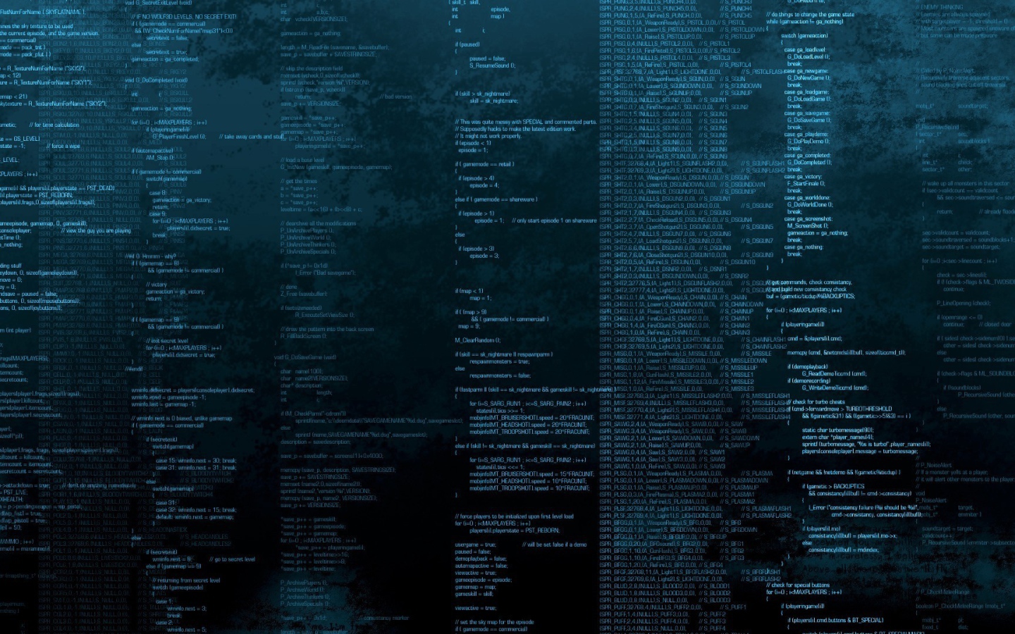 Строки компьютерного кода, фон