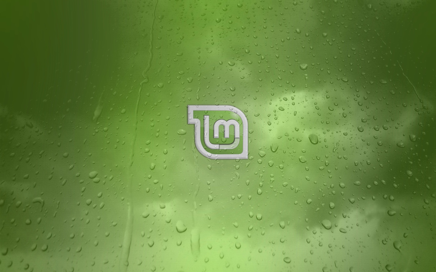Зеленый фон Linux Mint