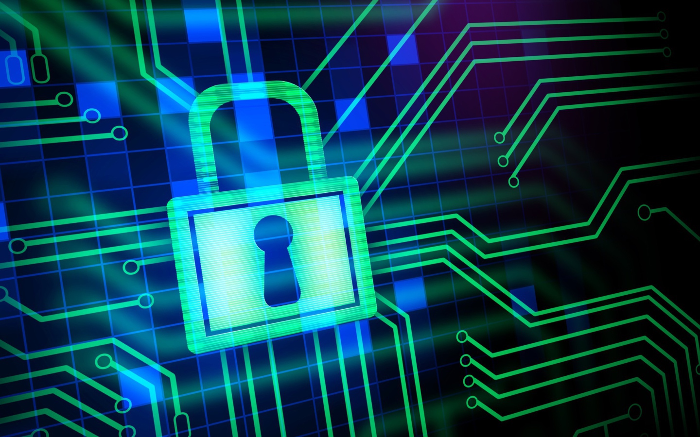 Замок на микросхеме