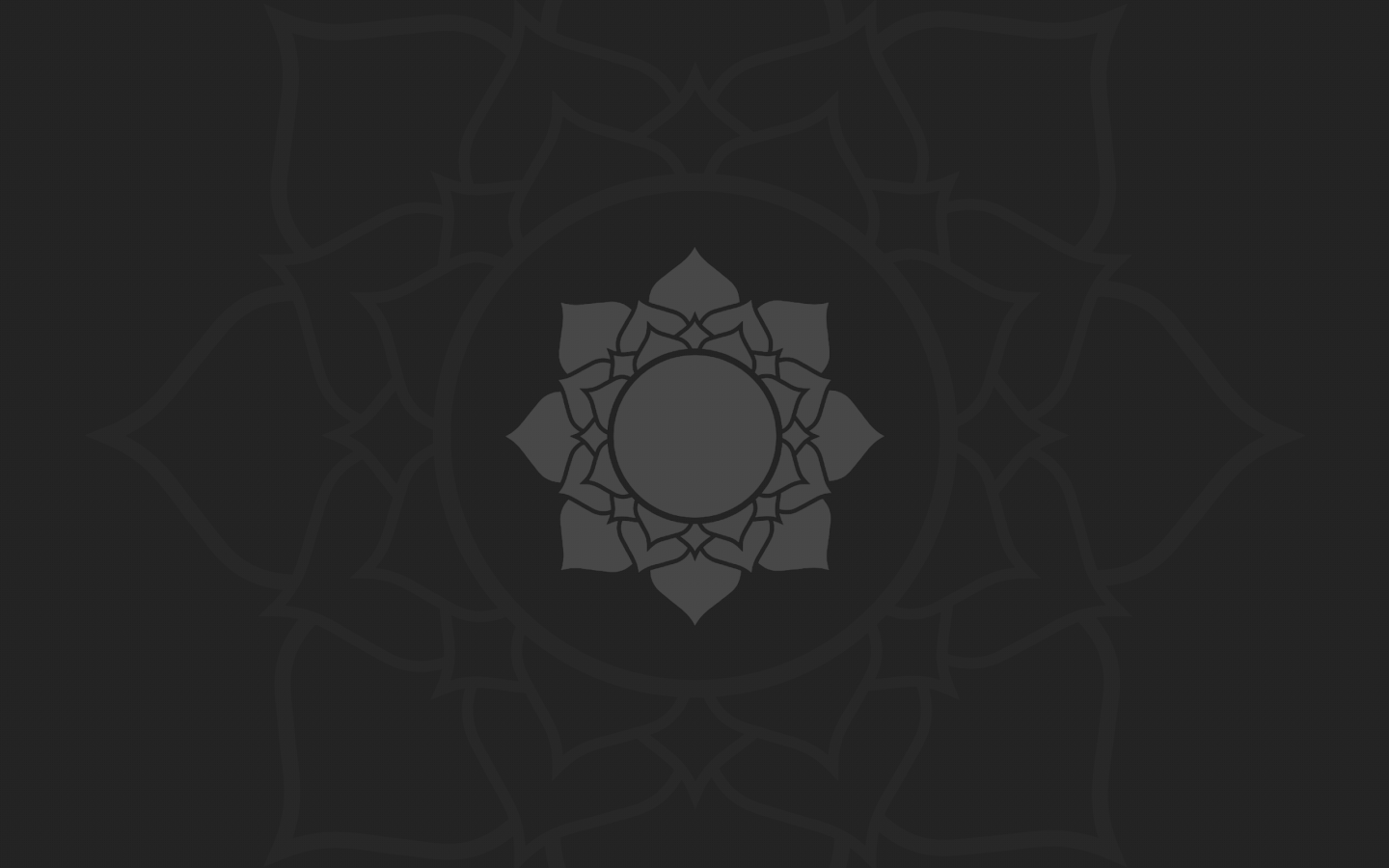 Цветок лотоса, темно серый фон