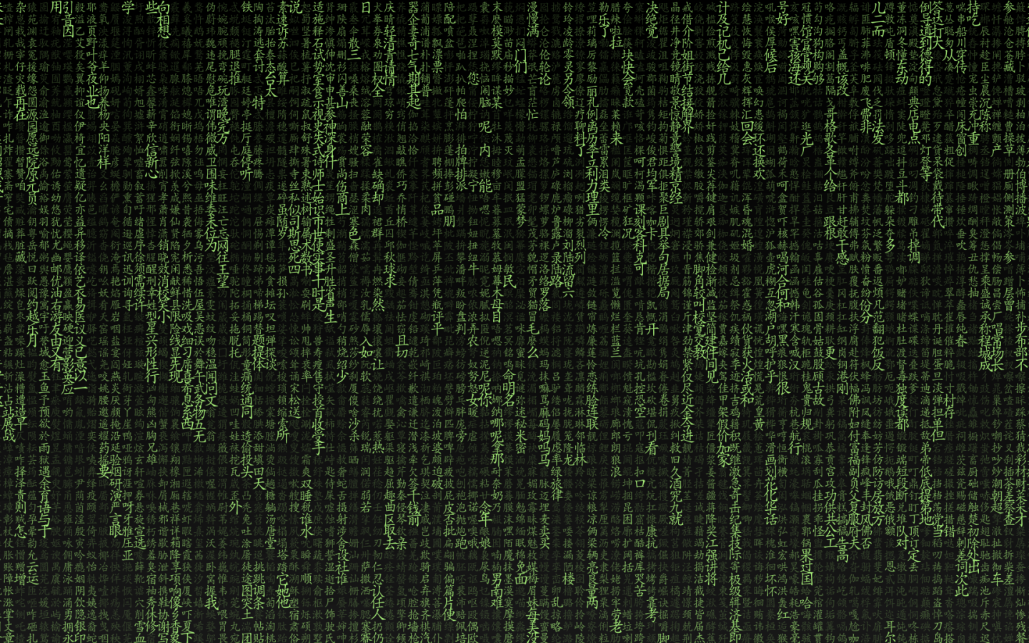 Фон Матрица на китайском языке