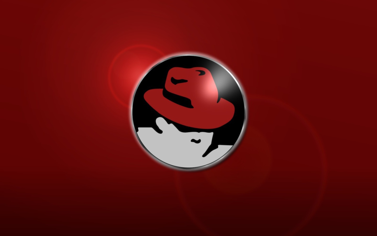 Красный фон ОС Red Hat