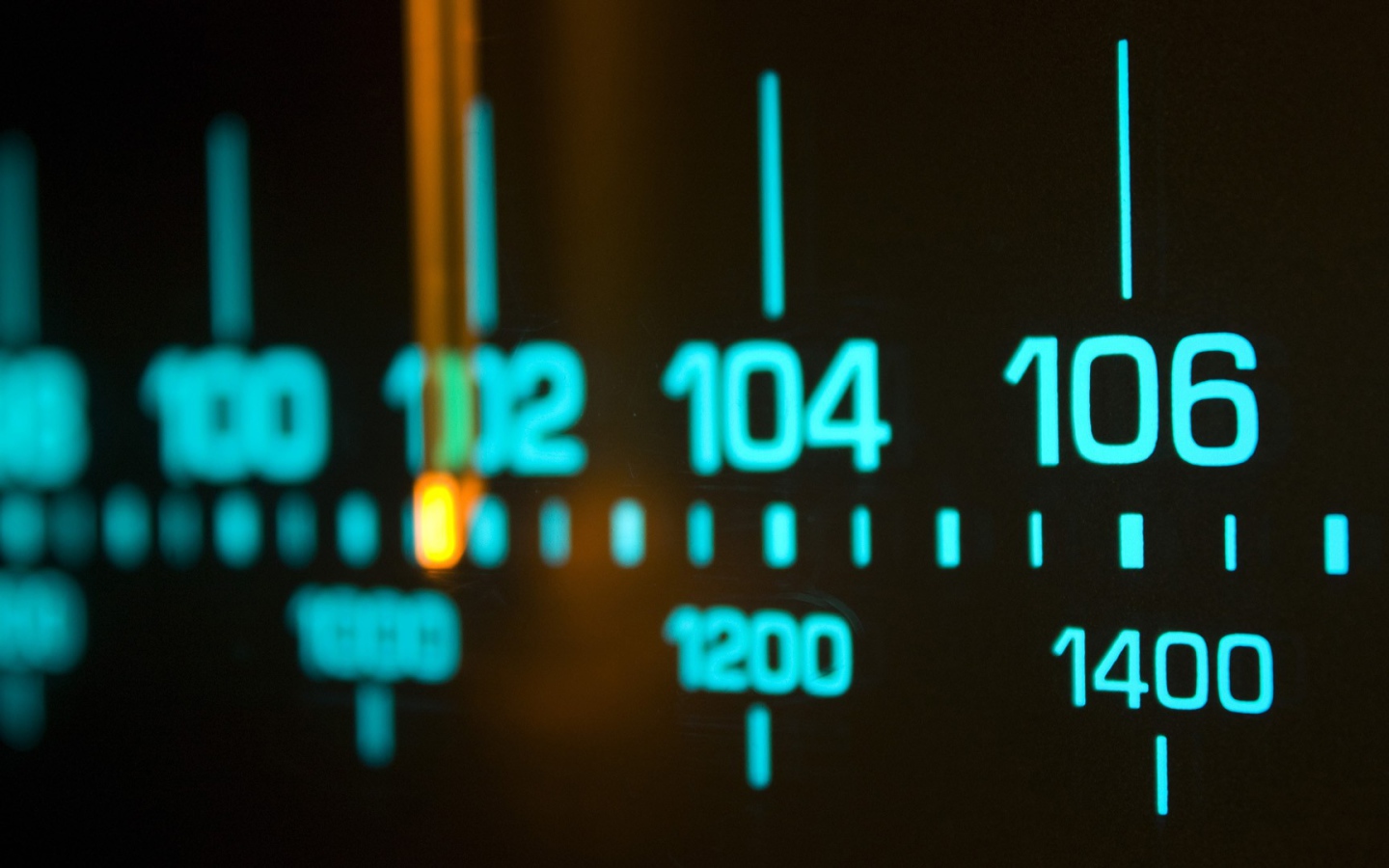 Шкала настройки радиоприемника