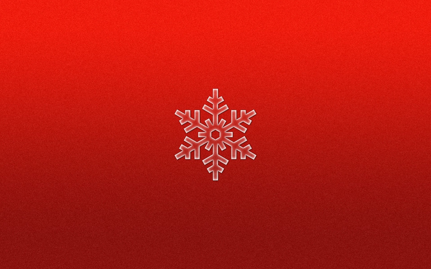 Снежинка на красном фоне