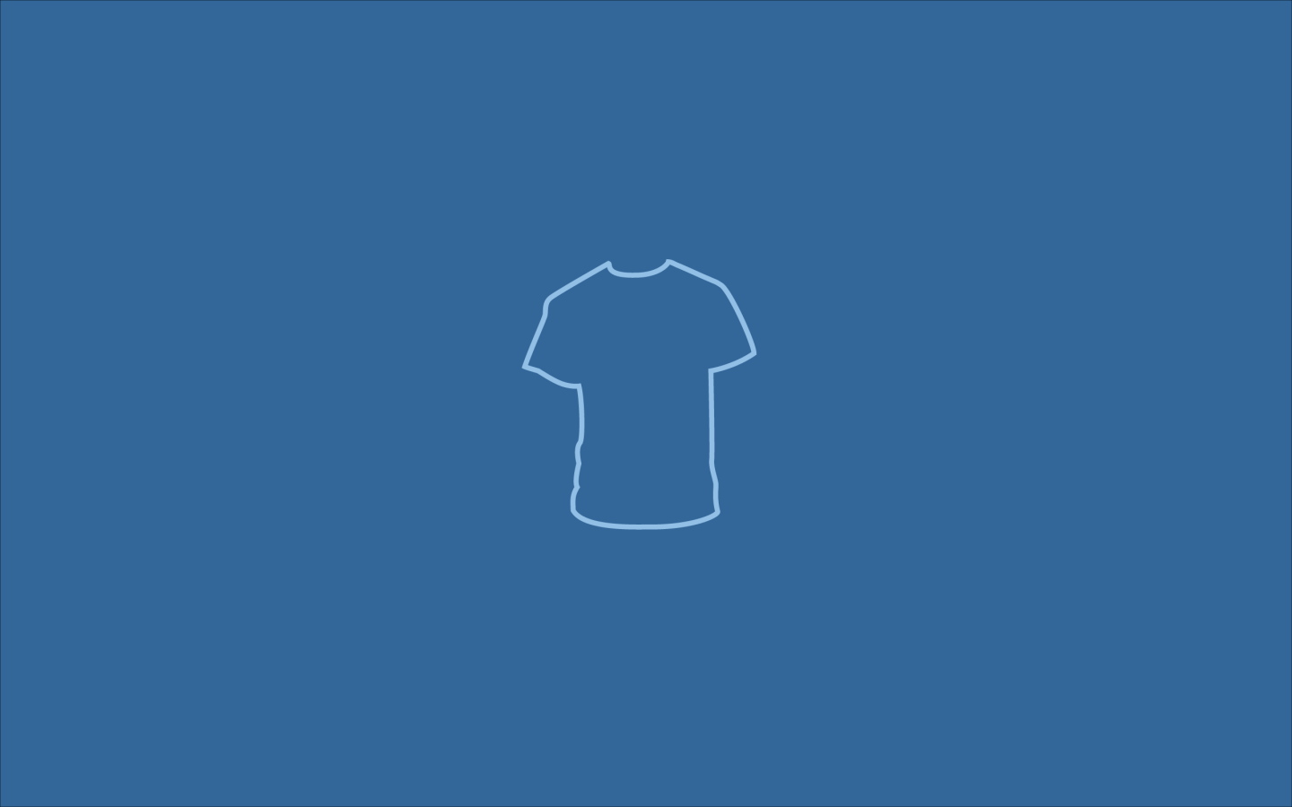 Футболка, голубой фон