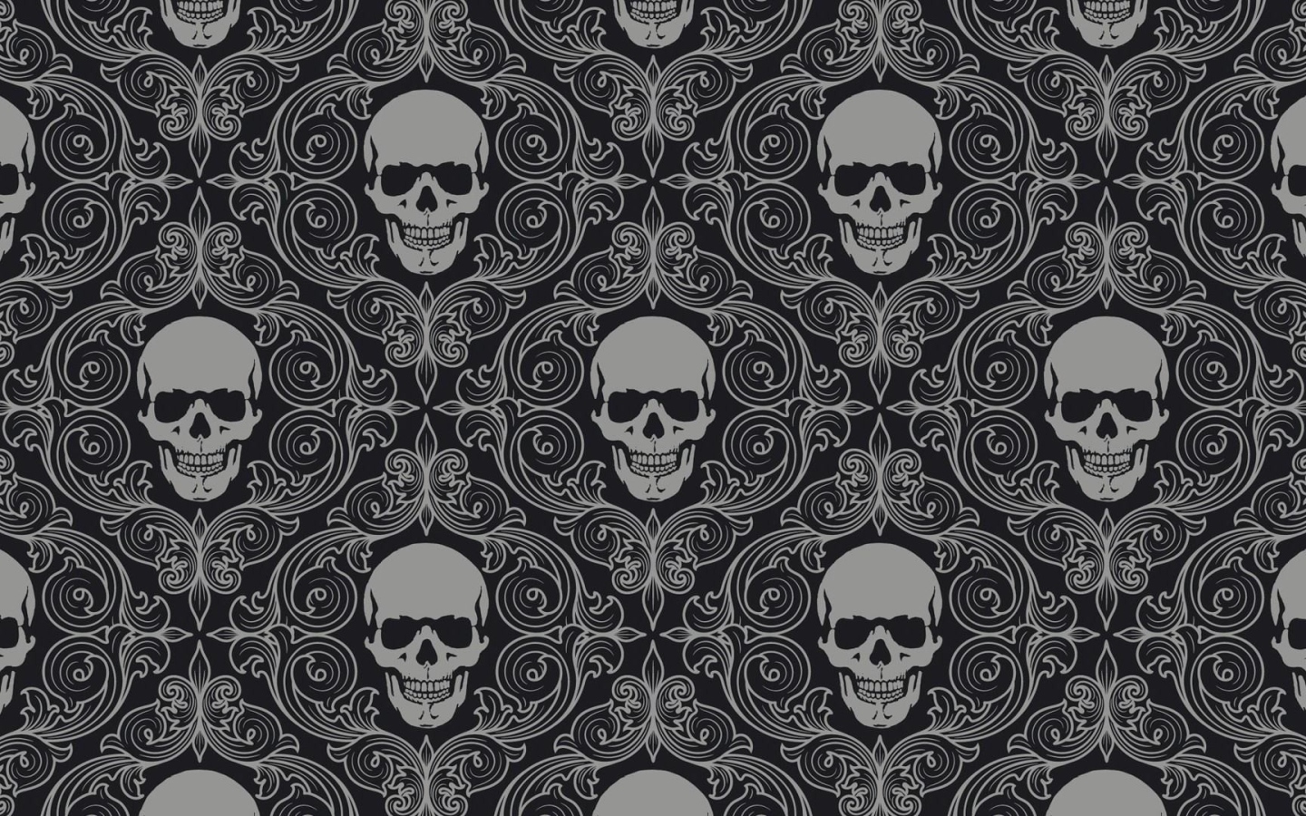 Фон из черепов в рамках
