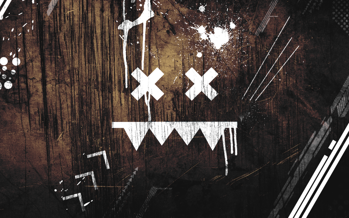 Изображение лица из простых фигур