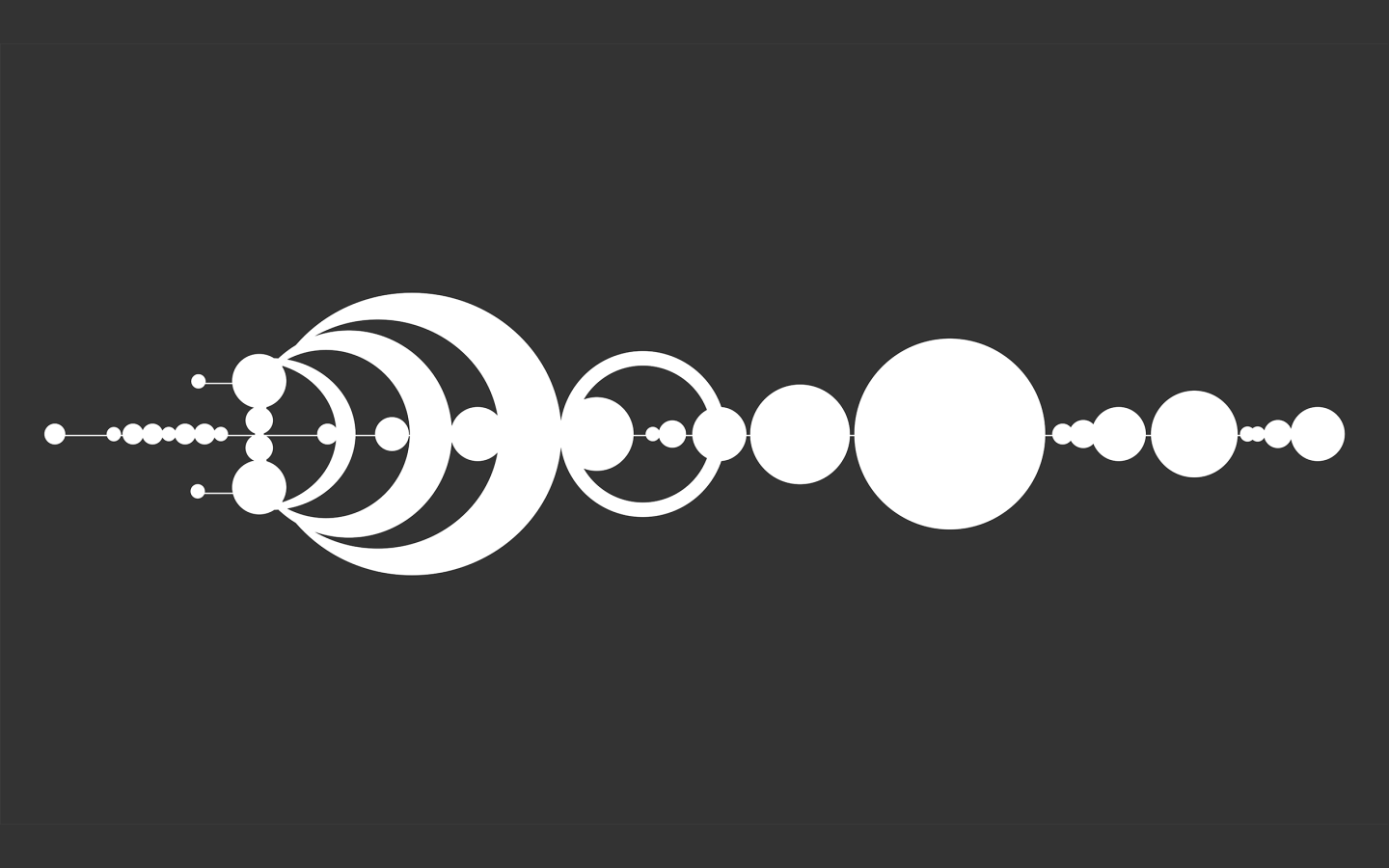 Геометрический орнамент, серый фон