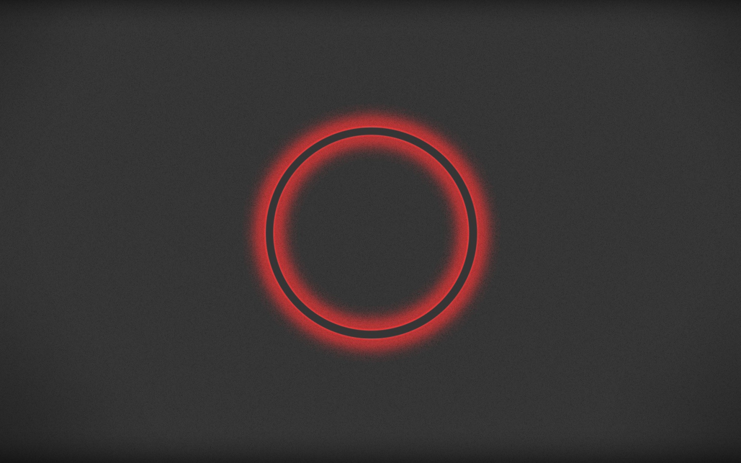 Красный круг на сером фоне