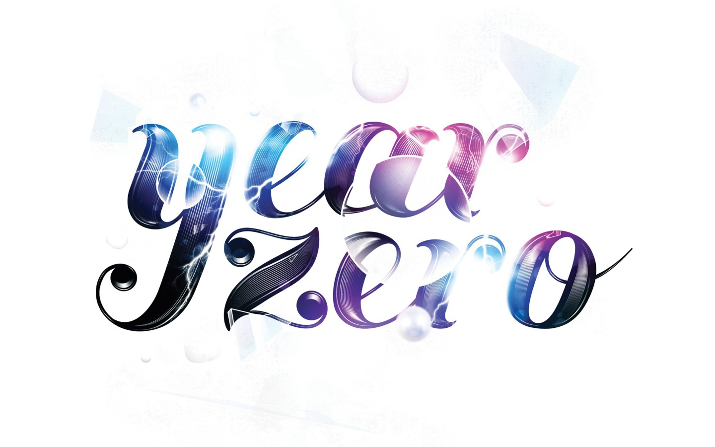 Нулевой год, белый фон