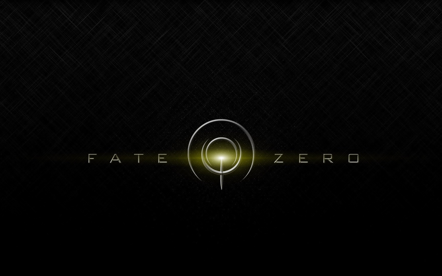 Желтые буквы, аниме Fate-Zero