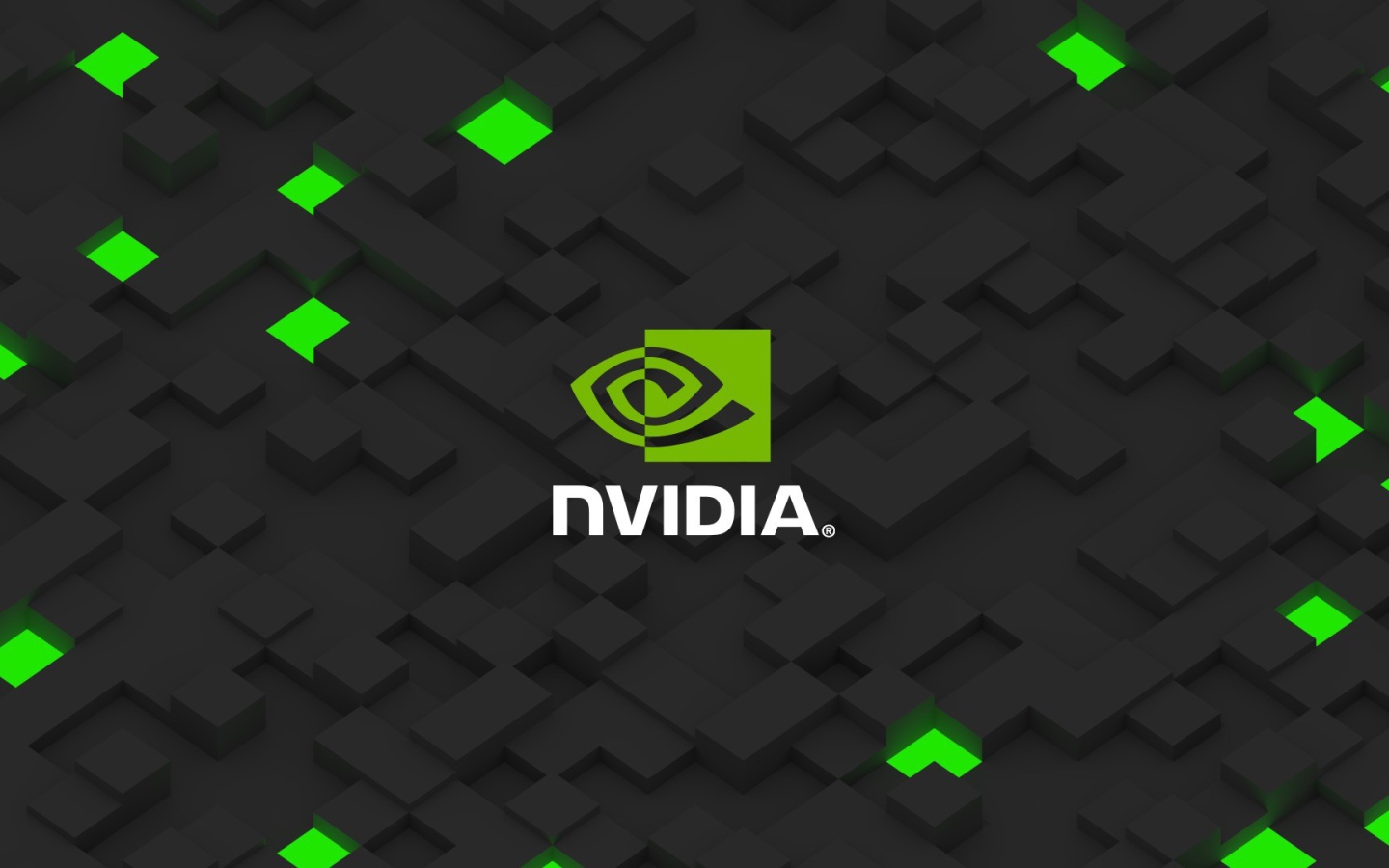 Логотип Nvidia в 3-Д