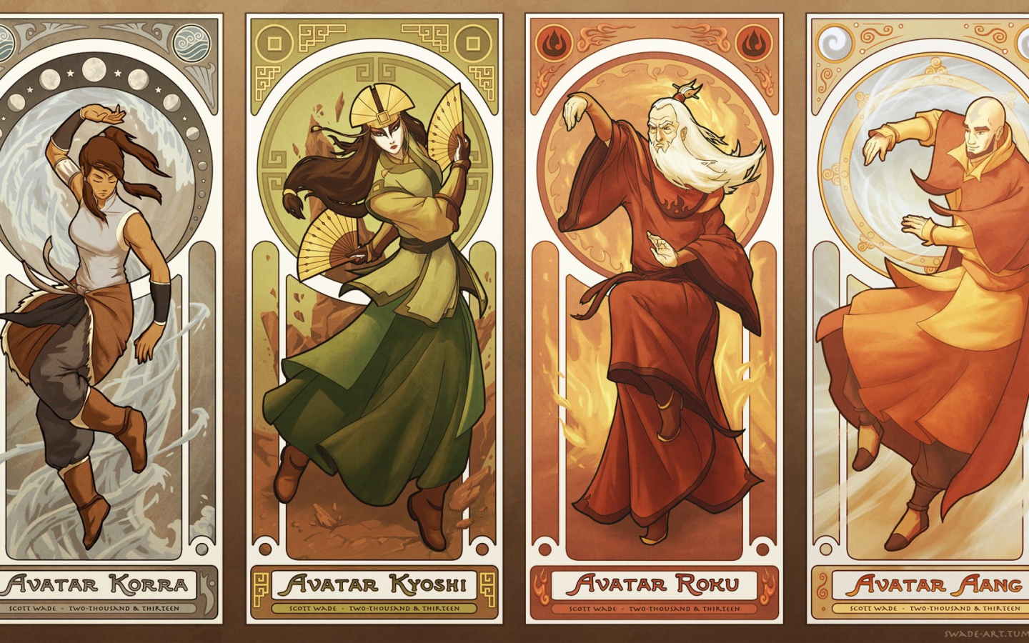 Аватары из мультфильма Легенда о Корре