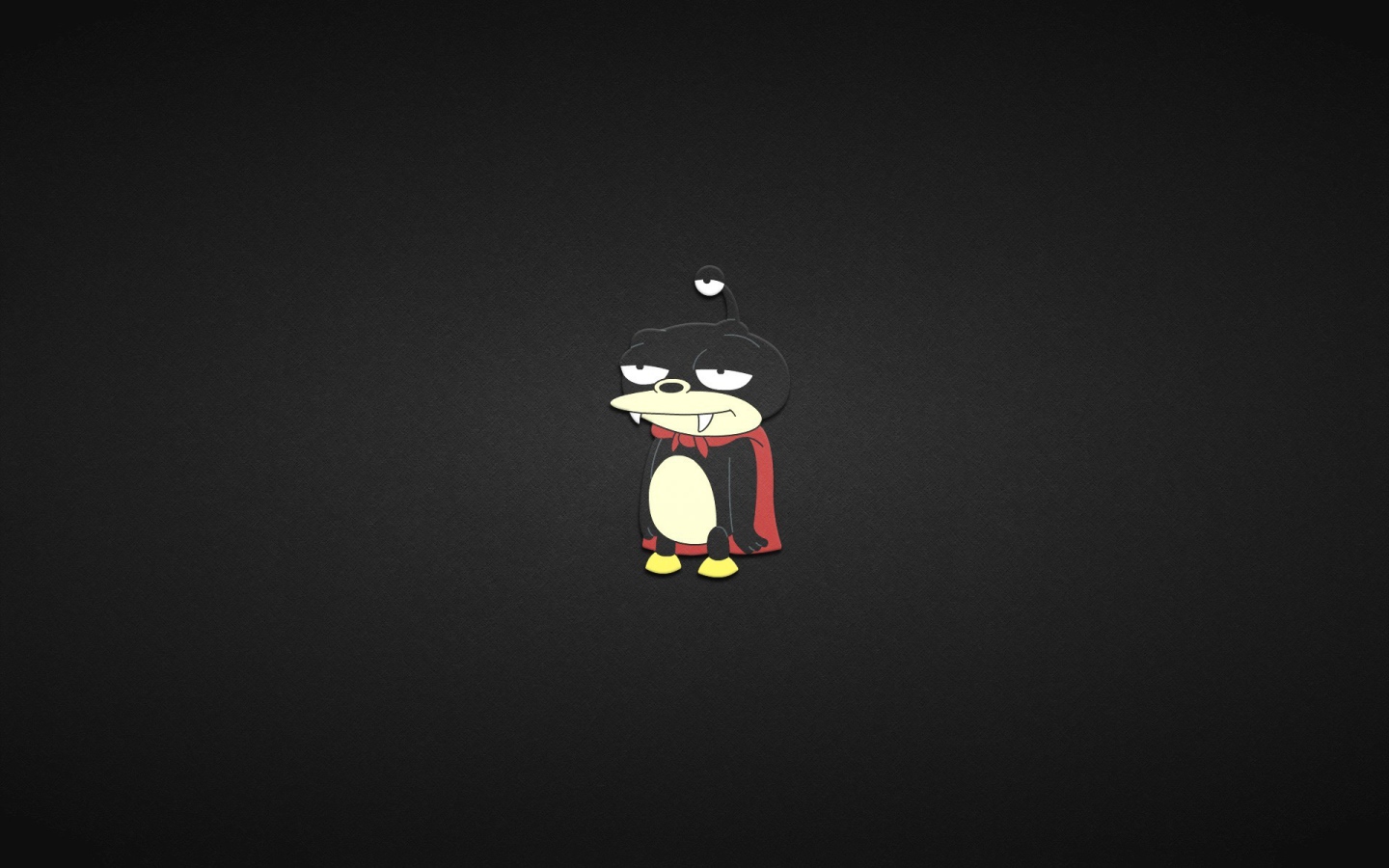 Ниблер на черном фоне, Футурама