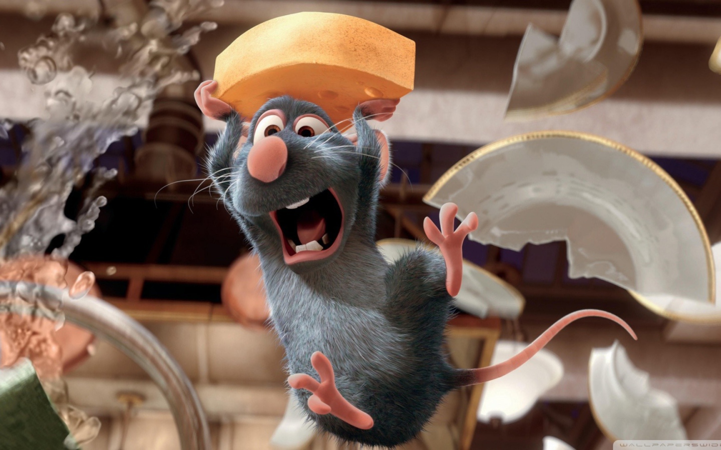 Крыс с куском сыра, мультфильм Рататуй