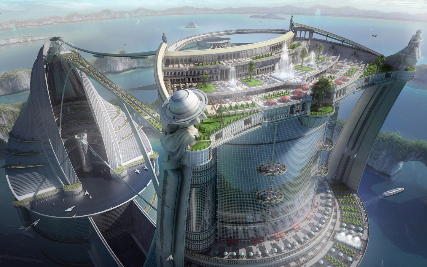 Фантастический эко город