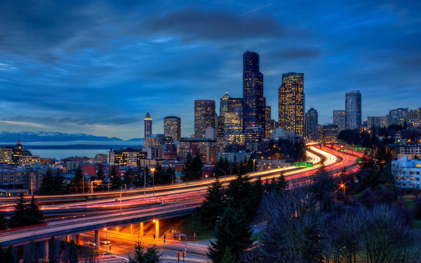 Автострада в Сиэтле, США