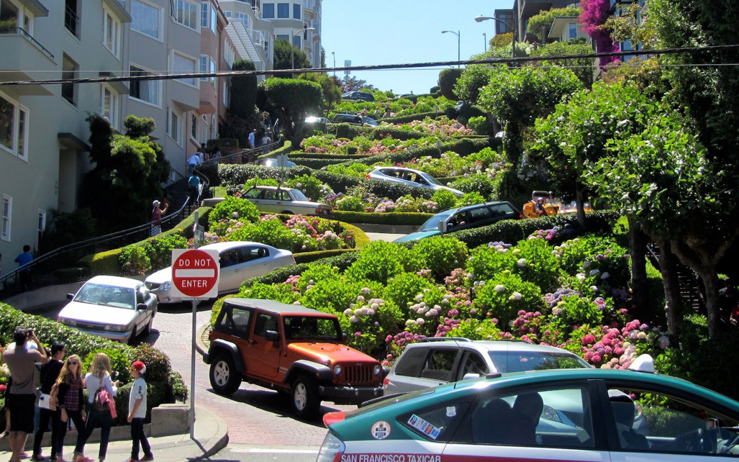 Ломбард-стрит в Сан-Франциско