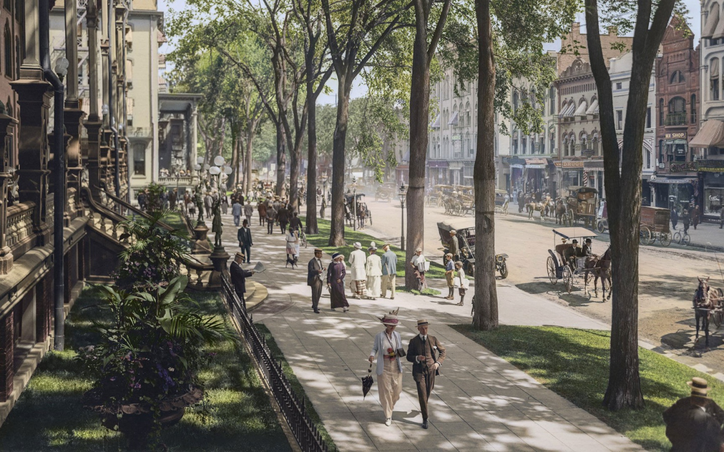 Нью-Йорк в 1915 году