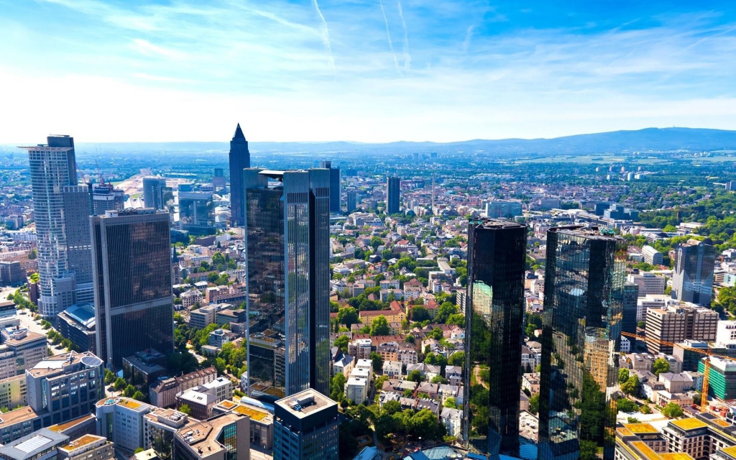 Панорама города Франкфурт