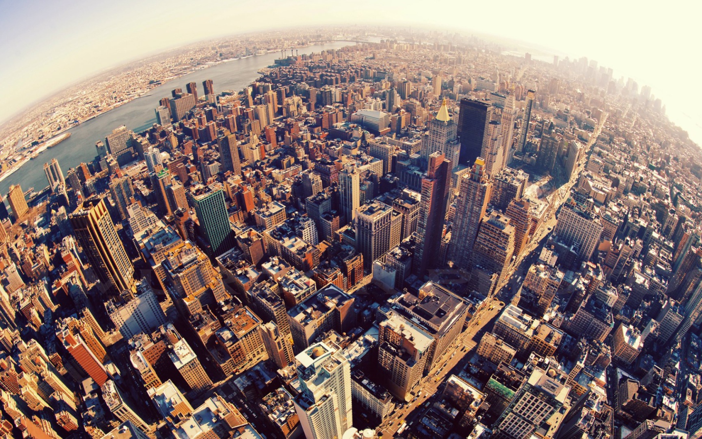 Панорама города Нью-Йорк