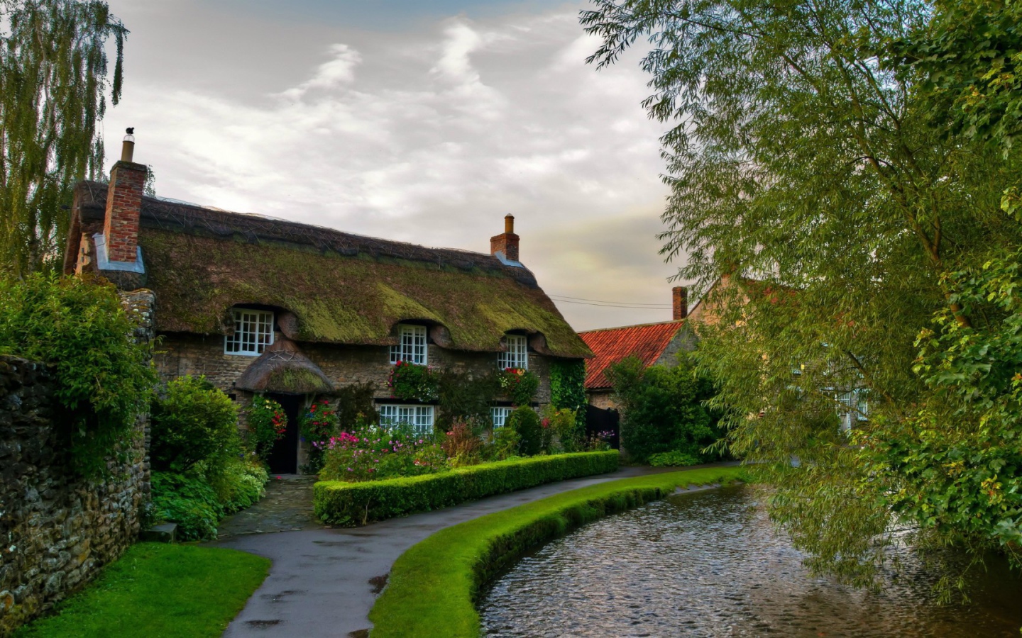 Улица в английском городке Торнтон-ле-Дейл