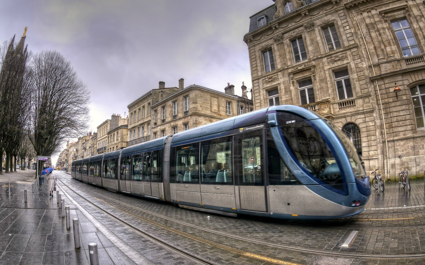 Трамвай в Бордо, Франция