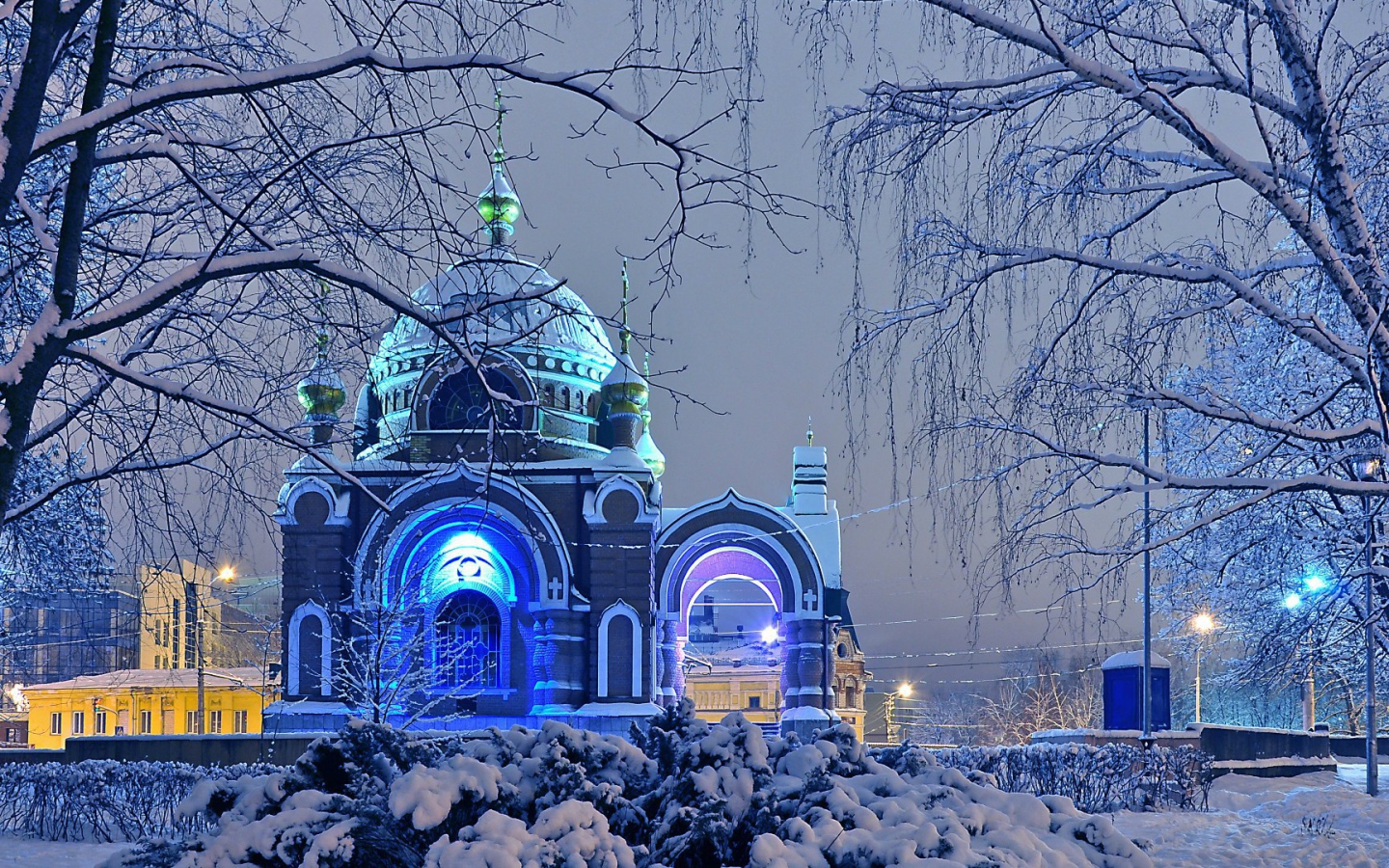 Зимний город Липецк